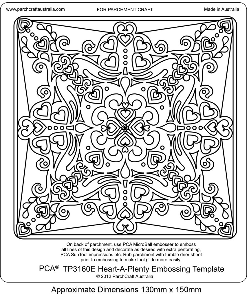 853x1023 Parchcraft Australia Pca Easy Embossing Templates Pictures