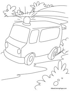 236x304 Cartoon Ambulance Speeding Royalty Free Emergency Illustrations