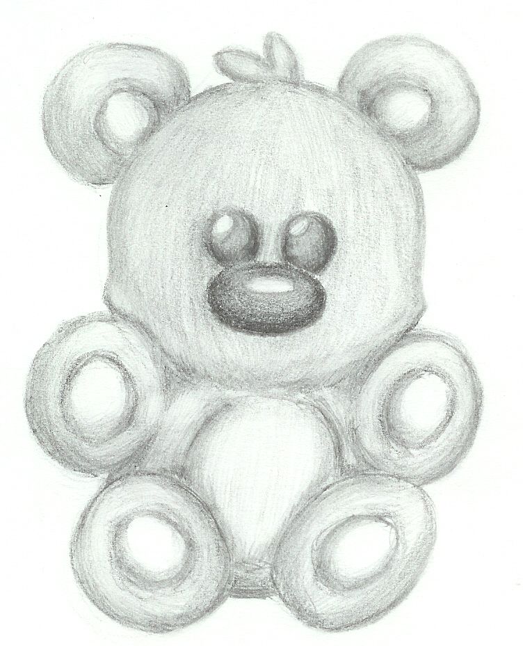 752x928 Pictures Cute Teddy Bear Drawings Pencil,