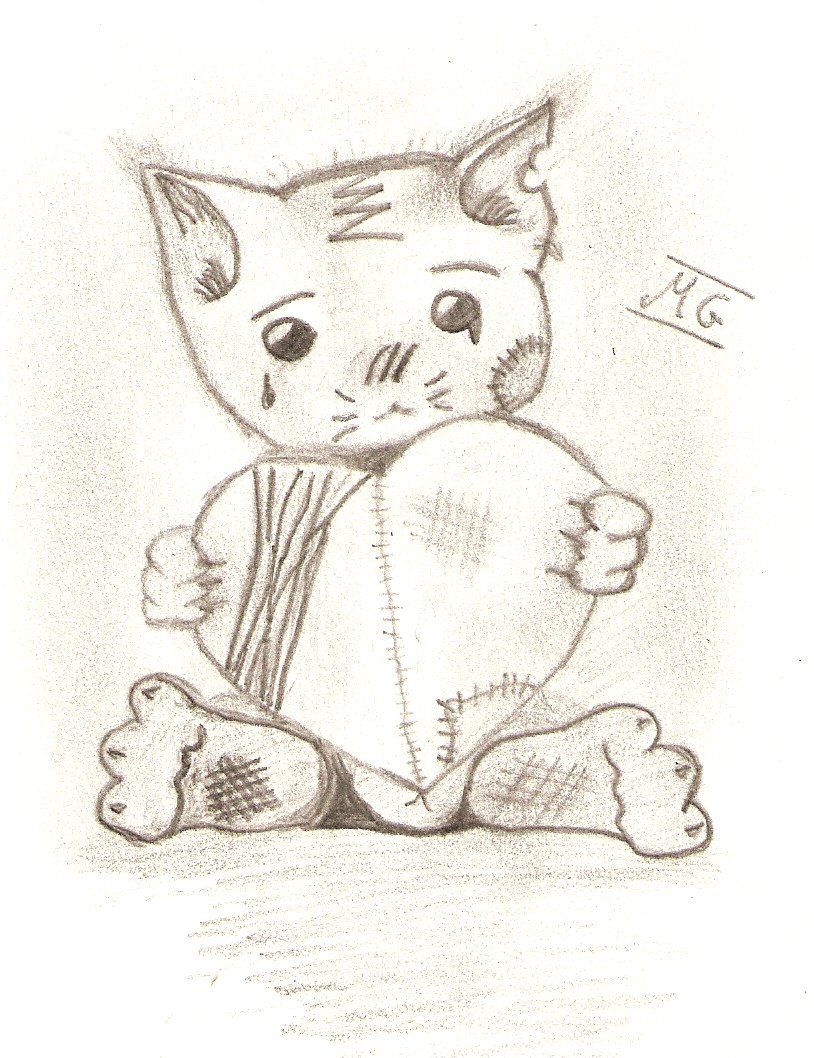 814x1058 Emo Teddy Bear By Thekyo