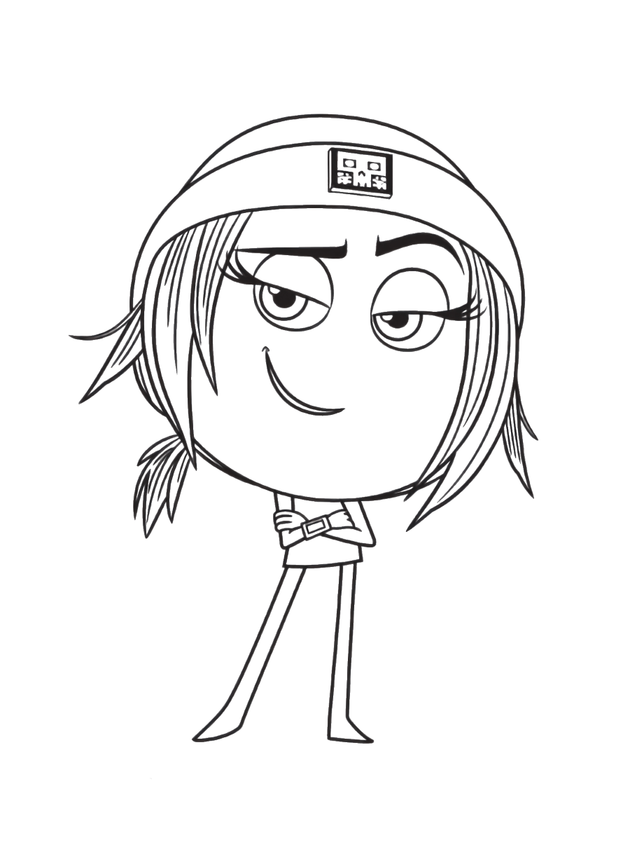 900x1200 The Emoji Movie Coloring Pages