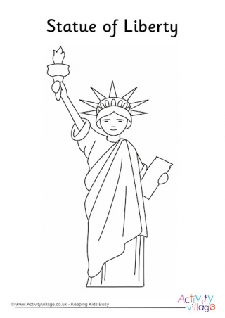 320x452 Empire State Building Colouring Page
