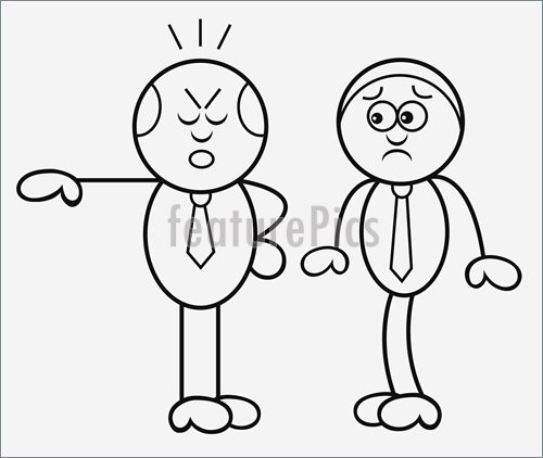 500x422 Cartoon Characters Boss And Employee