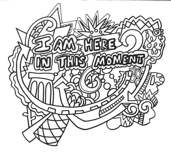 570x509 12 Empowering Affirmations Coloringpages Vol.1 Original Art