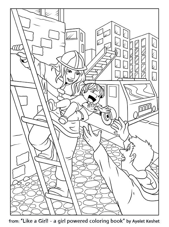 586x786 Coloring Page From My Coloring Book Like A Girl!