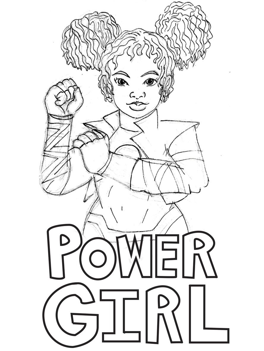 889x1183 Empowering Female Superheroes Coloring Pages