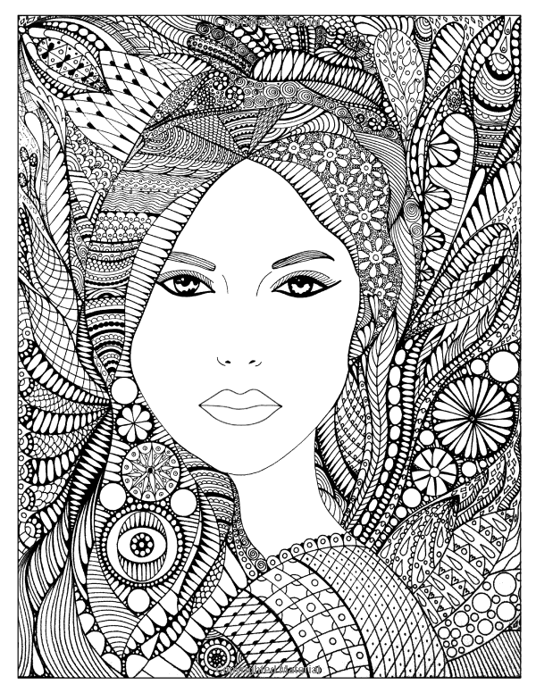 600x776 Color Me Lovely Adult And Teen Coloring Book With Empowering