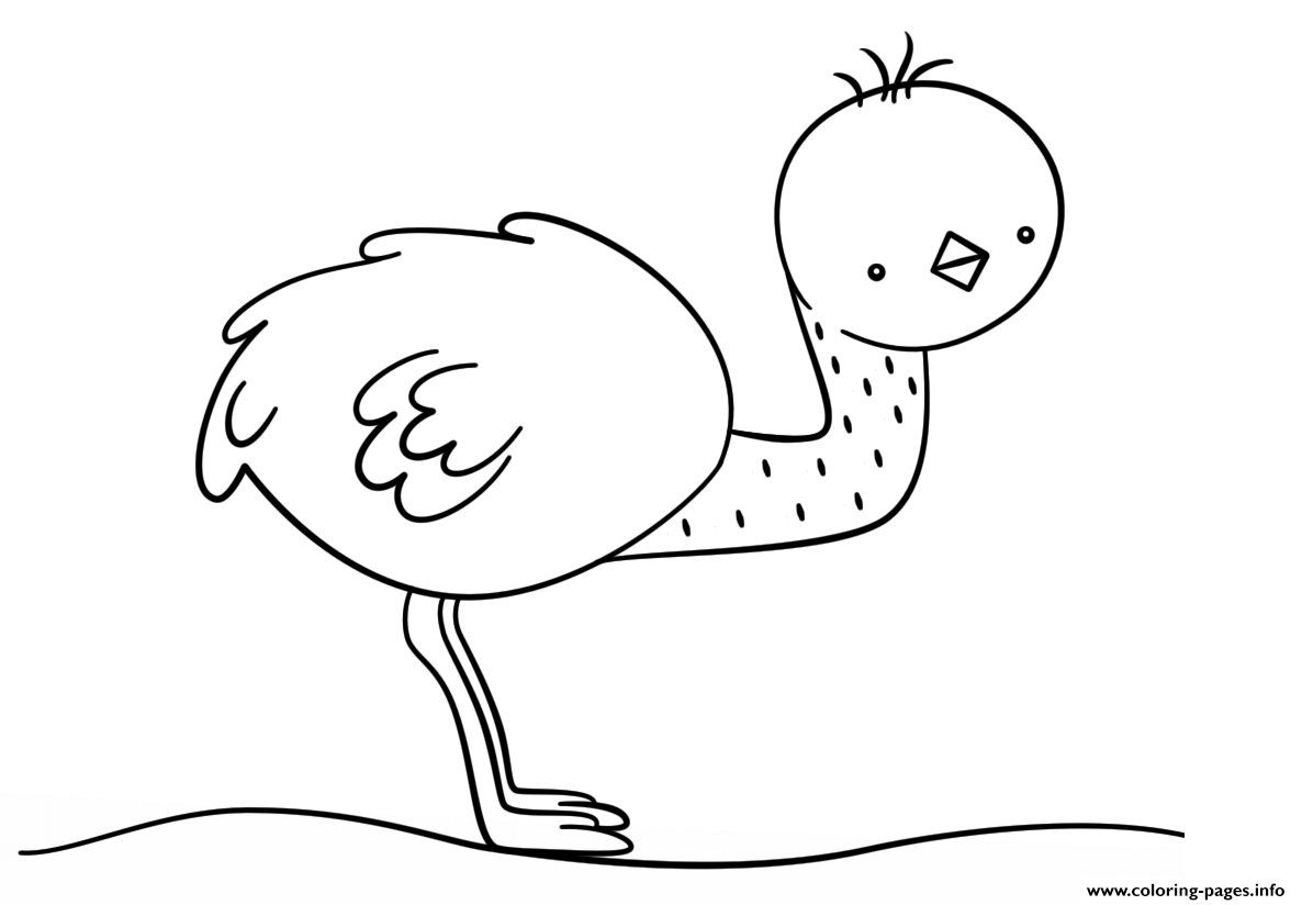 1186x824 Emu Coloring Pages Free Coloring For Kids 2018