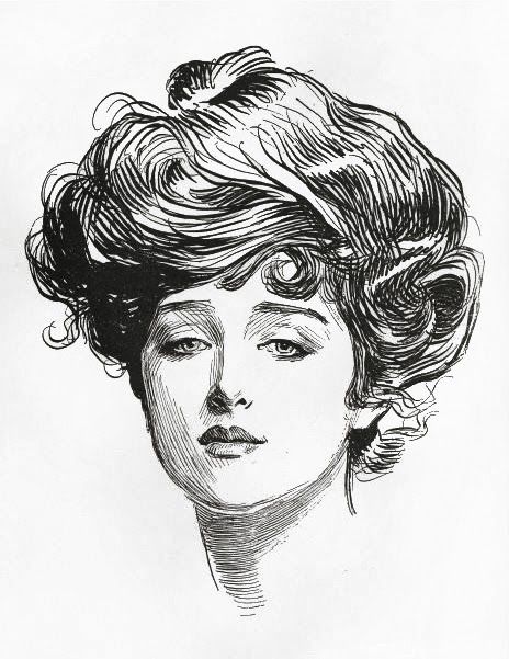 464x601 Gibson Girl Female Face Reference Female Faces