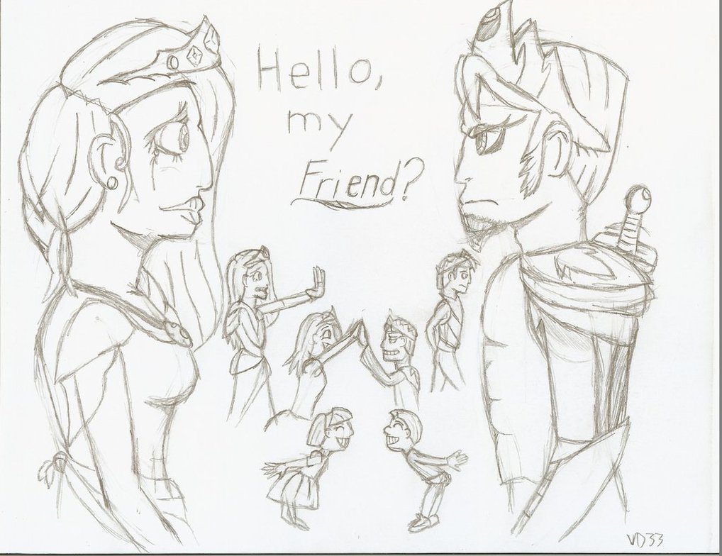 1018x784 Old Friend, New Enemy {Wip} By Variousdrawings33