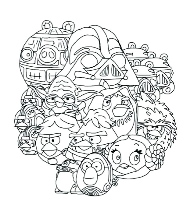 600x706 Entertainment Star Wars Characters Coloring Pages Star Wars