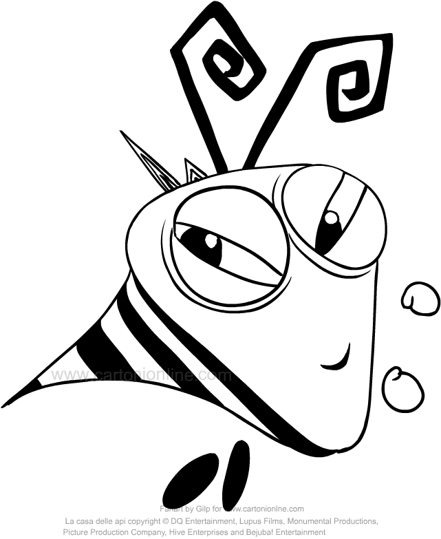 641x783 Drawing Jasper Of The Hive Coloring Page