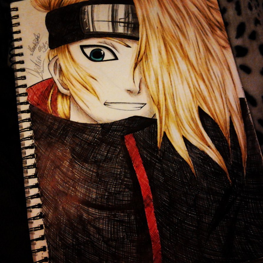 894x894 Epic Deidara Drawing By Brookestar4