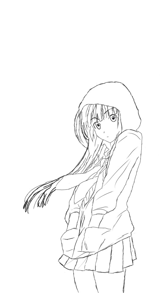 540x960 Anime Drawing Time Lapse