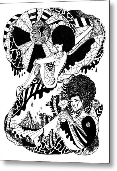 411x600 Afrocentric Escape Drawing By Kenal Louis