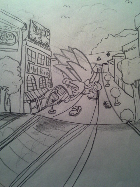 480x640 Sonic Generations City Escape Drawing 3 By Gaming Master
