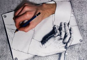 300x210 Drawings Drawing Ideas Hands Drawing Each Other Best Of Escher