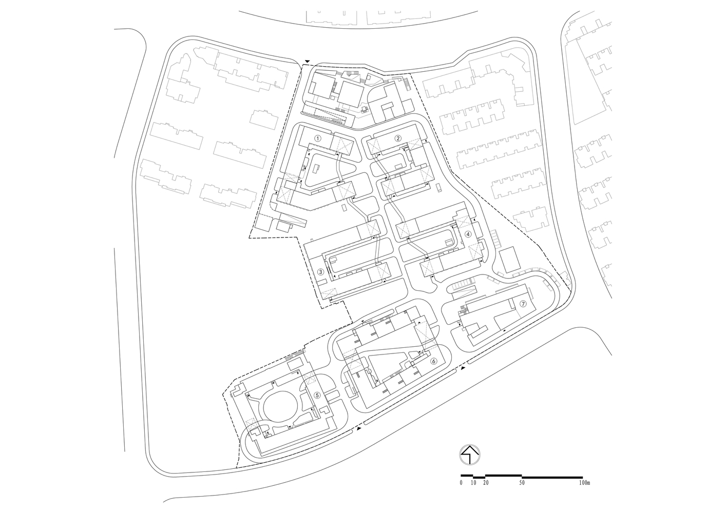 1414x1000 Gallery Of Longnan Garden Social Housing Estate Atelier Gom