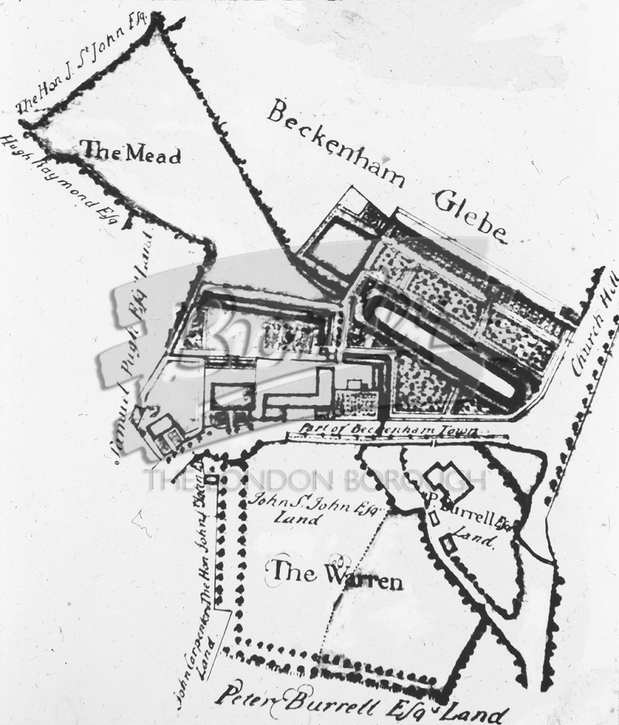 874x1024 Phls 1674 Thomas Motley's Estate, Beckenham 1736 Bromley Borough