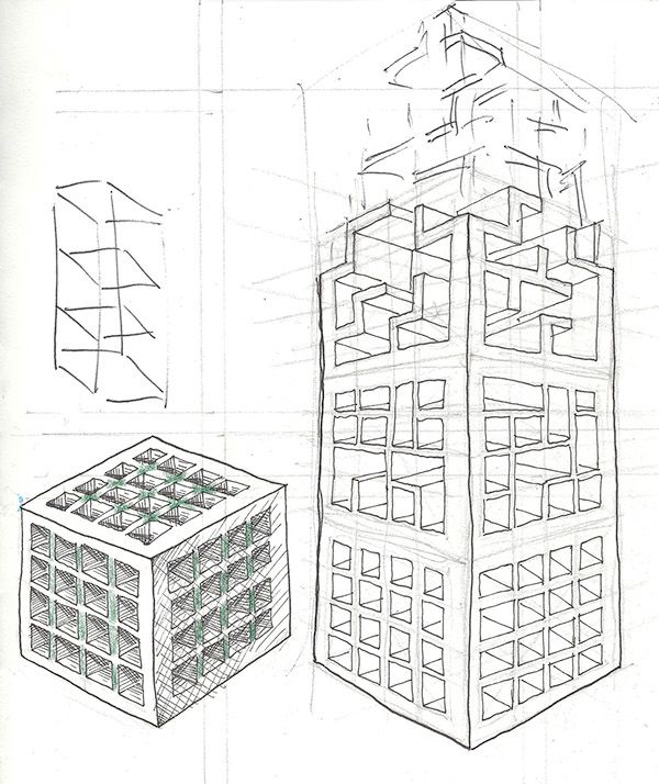 600x714 The Geometry Of Living Is A Series Of Etchings, Which Contemplate