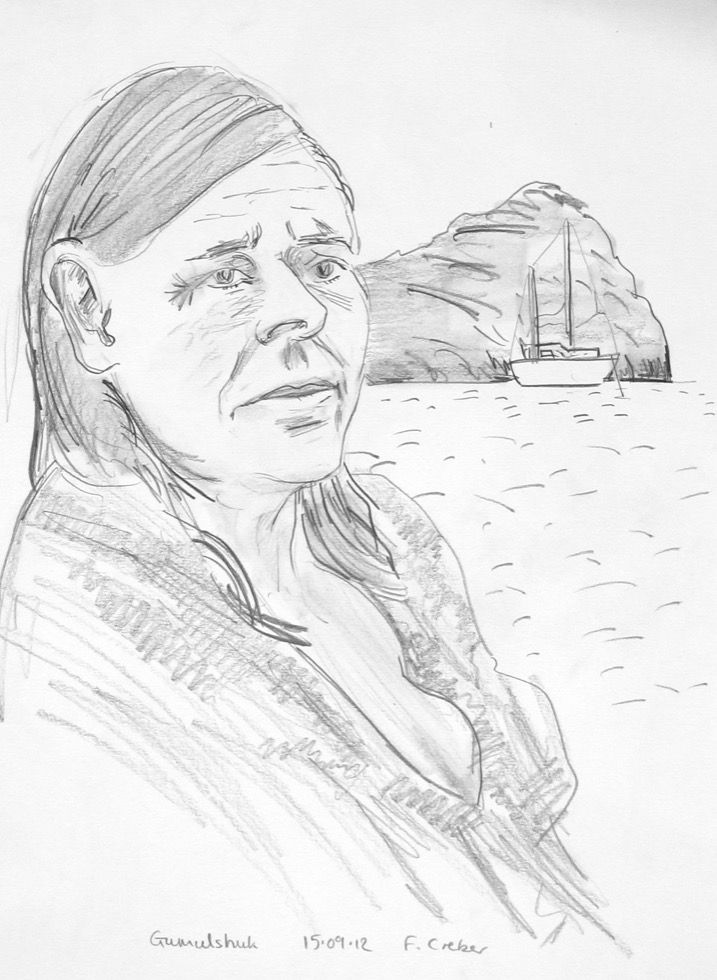 717x980 Margy In Estuary Portrait Sketches Sketches