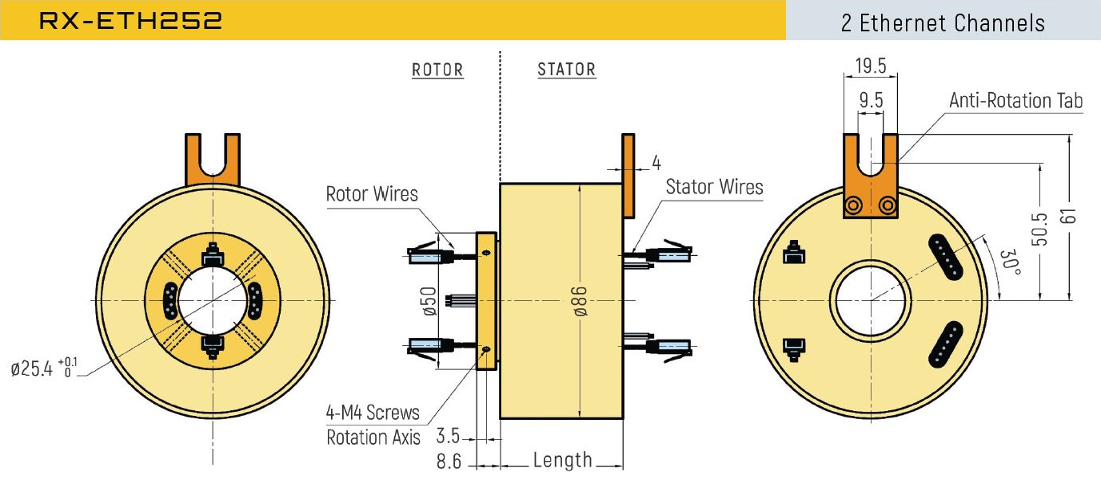 1101x485 Hybrid Slip Ring Ethernet + Electric
