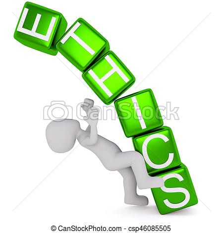 450x470 3d Man Ethics 614. 3d Man Ethics Stock Illustration