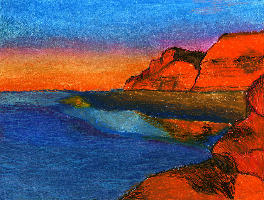 900x680 Evening Sunset At Torrey Pines Beach By Nivedha Maniv 2nd Grade