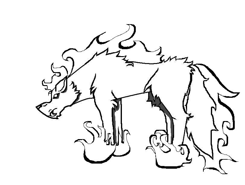 812x613 Evil Dog Fire By Raven Master