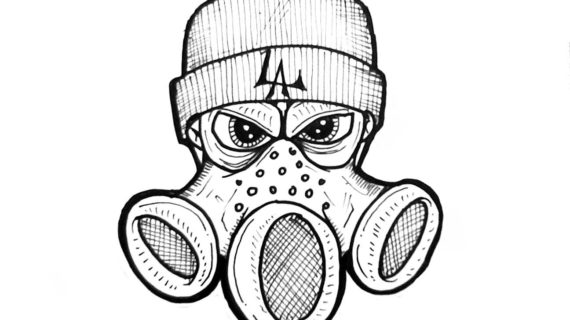 570x320 Crazy Easy Pictures To Draw How To Draw Gas Mask Crazy Character