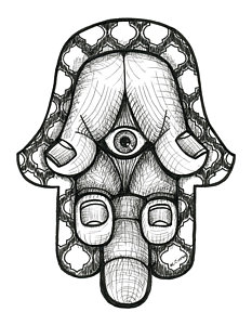 233x300 Evil Eye Drawings