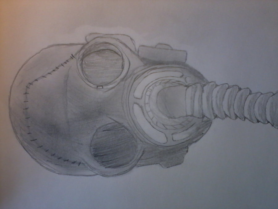 900x675 Evil Prison Gas Mask By Darkartfromthehart