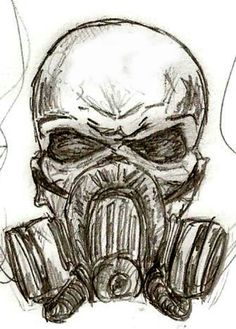 236x329 Scary Skull Drawings Evil Skulls Drawings Bucket Pic