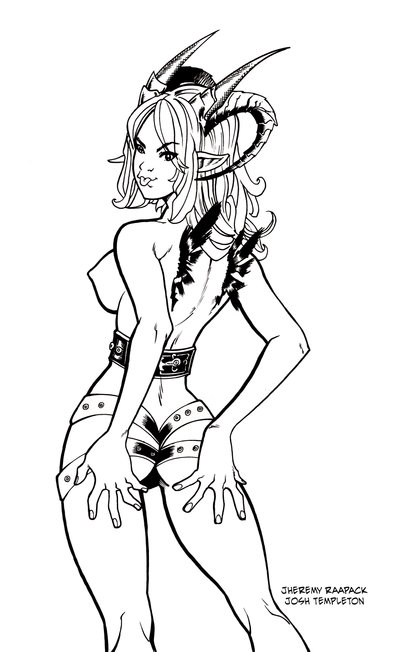 400x652 Evil Girl By Joshtempleton