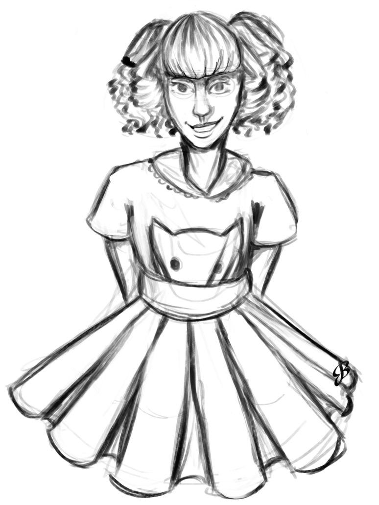 774x1031 Evil Little Girl By Golemeye1601