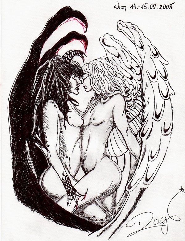 600x781 Good + Evil By Rockheadgirl