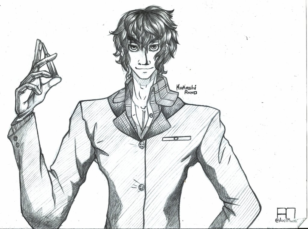 1024x762 Oc] Kakashi Anno (Evil) By Theaxelguy