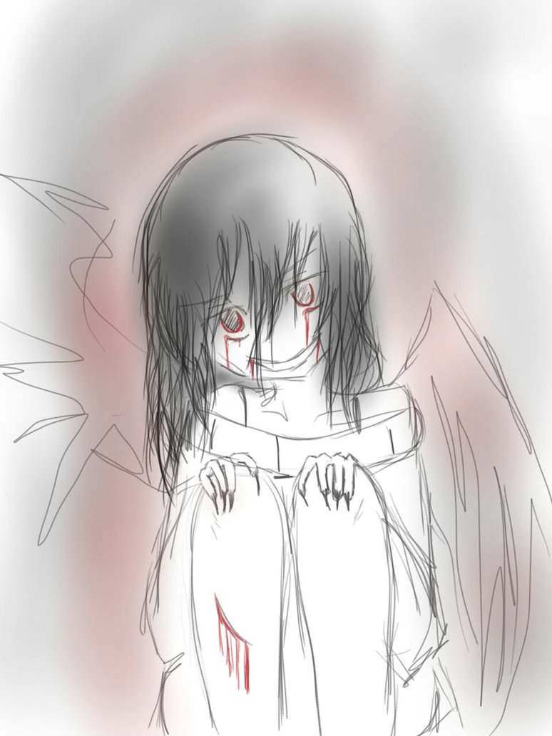 774x1032 Collection Of Evil Anime Girl Drawing High Quality, Free