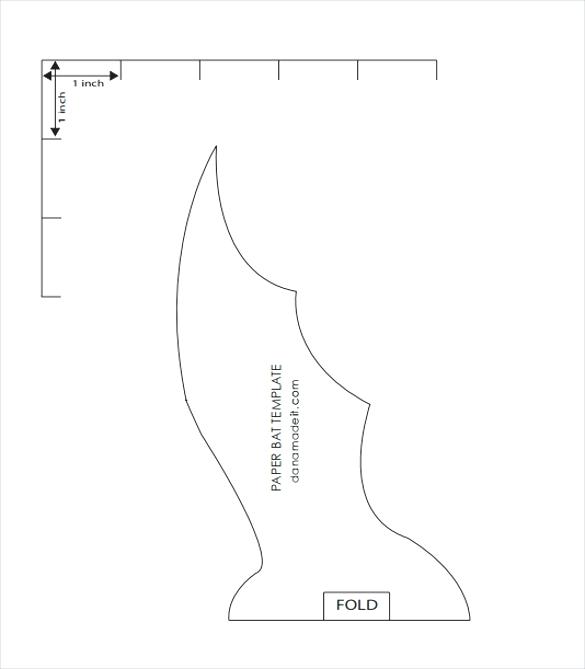 585x669 Bat Wing Template Definition Excel