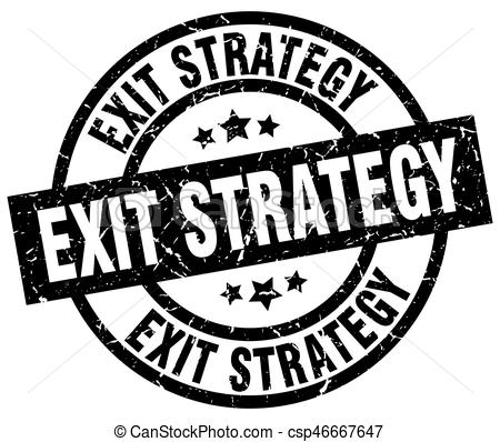 450x398 Exit Strategy Round Grunge Black Stamp Eps Vector