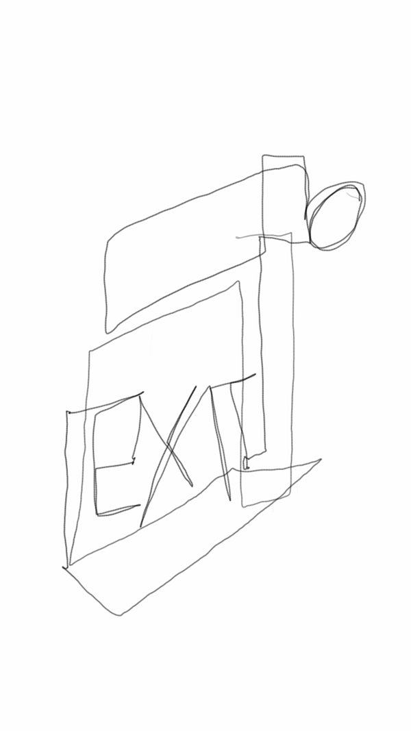 600x1067 Exit Sign By Mjeannet