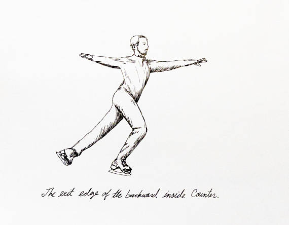 570x444 Drawing 79 Bi Counter Ice Skating Figure Skating Ice