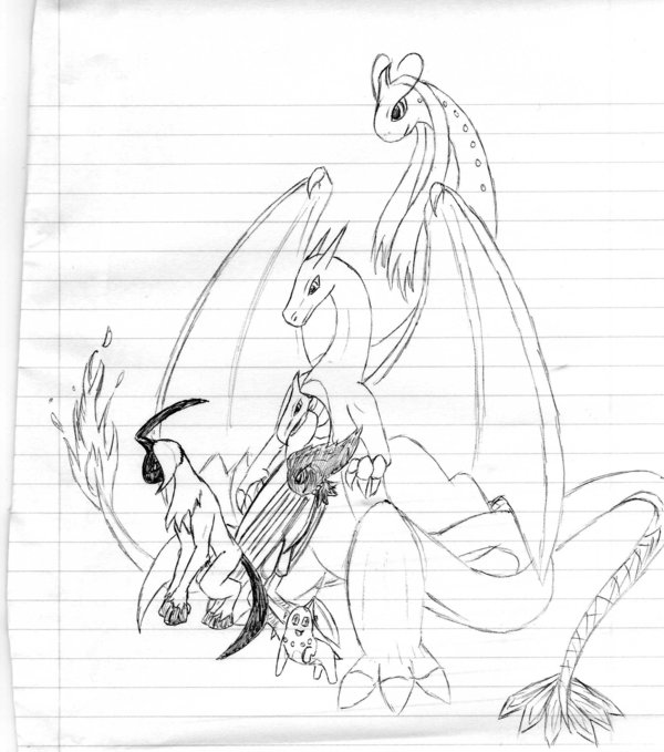 600x679 Pokemon Expert Battles Team By Zergarikiaka