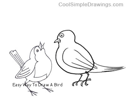 403x320 Easy Way To Draw A Bird Expert Tips Simple Bird Line Drawing Www