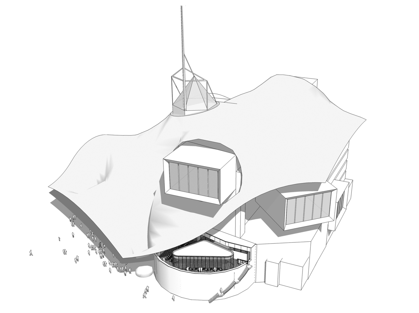 1338x1000 Gallery Of Pompidou Metz Restaurant Extension Studiolada