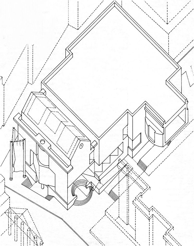 807x1024 James Stirling, National Gallery Extension Competition Entry