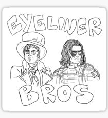 210x230 Eyeliner Drawing Stickers Redbubble