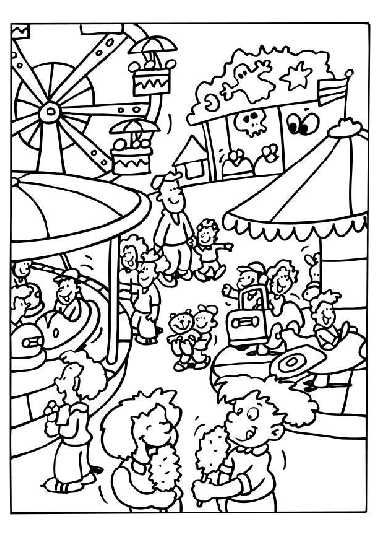 381x540 At The Fair Coloring Pages Preschool Theme The County Fair
