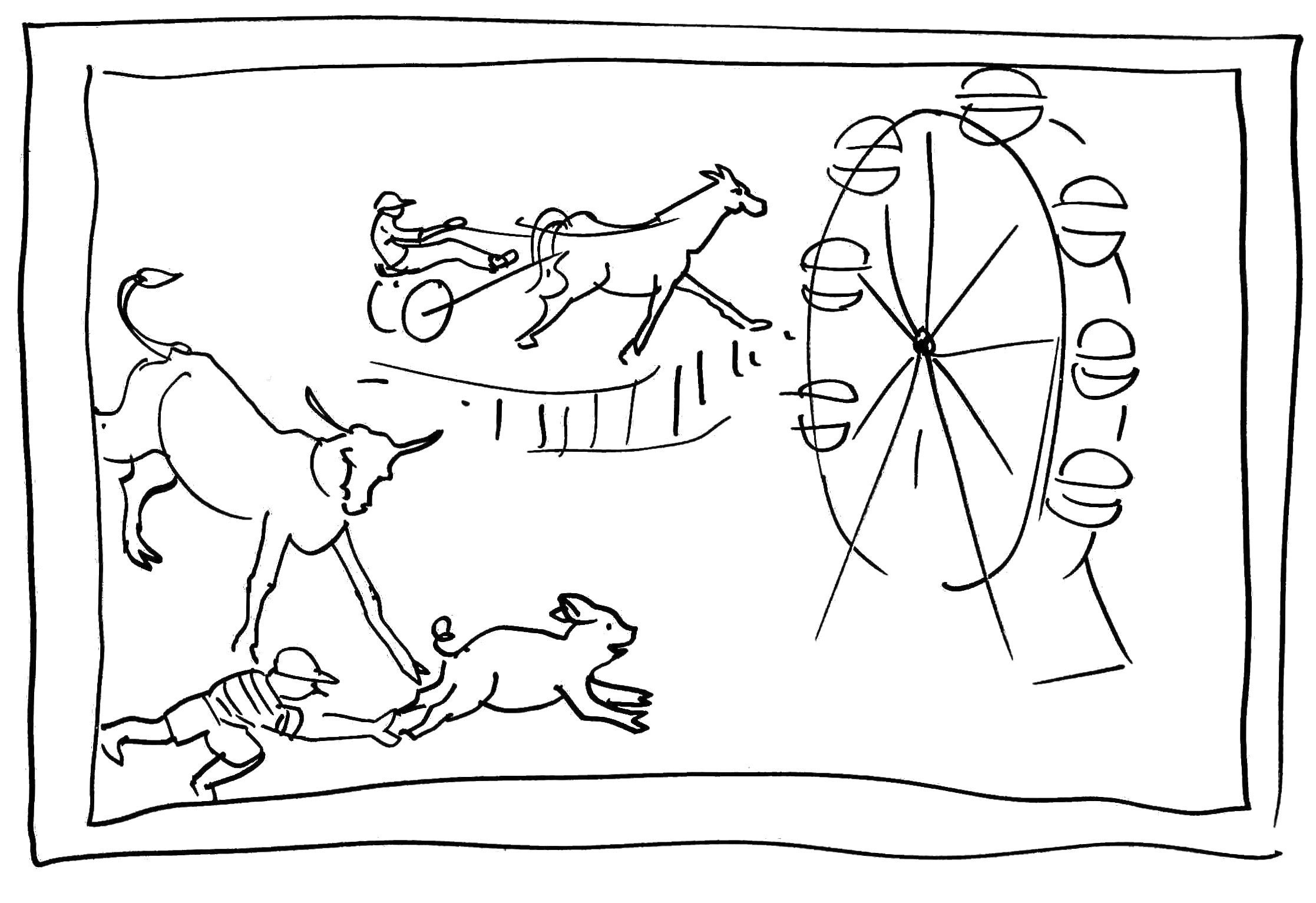 2234x1533 County Fair Easy Drawing Coloring Pages