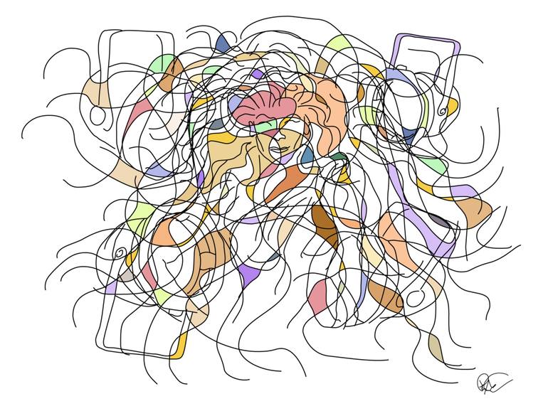 770x578 Saatchi Art The Light Of Fame Drawing By Hal Nymen